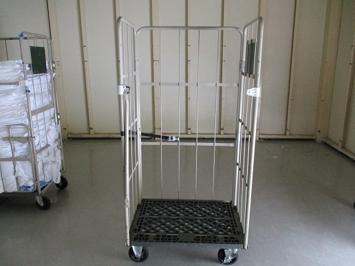 ロールパレット/かご台車(日本製) 工場用台車 運搬機器 ロールボックス 